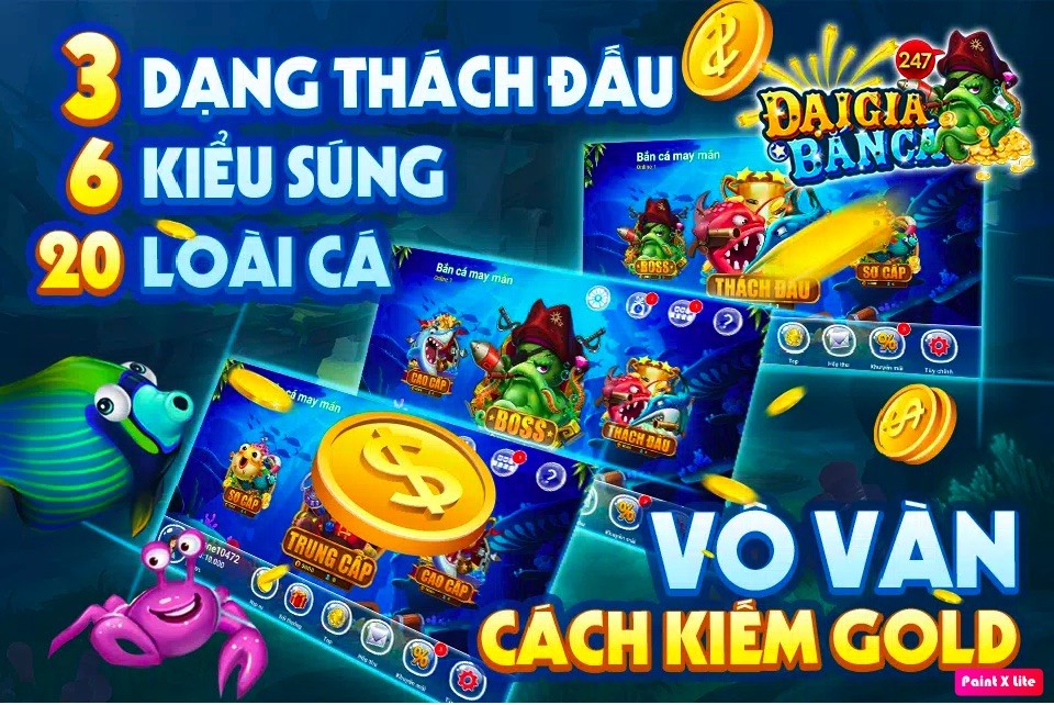 Tải bắn cá đại gia | Thiên đường chơi bắn cá đỉnh cao, uy tín 2023 3 Đại dương sống động chân thực tại bắn cá đại gia