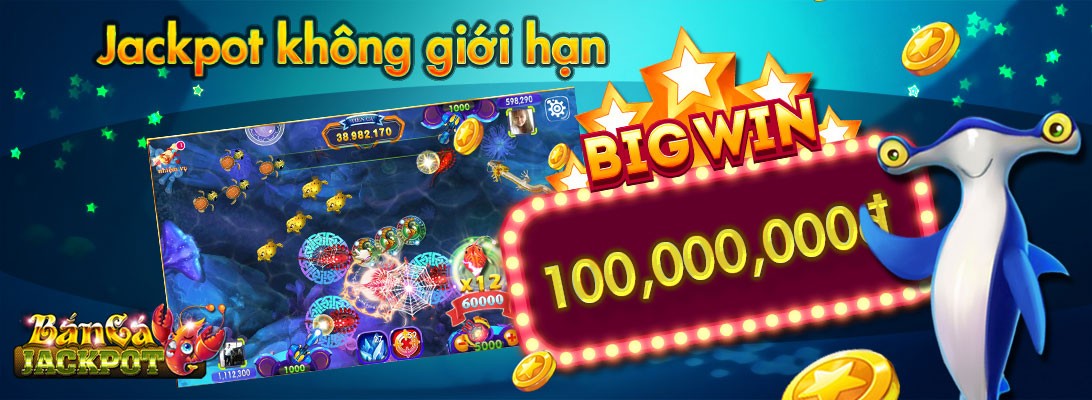 Bắn cá jackpot |Game bắn cá kiểu mỹ trúng tiền tỷ 2023 2 Bắn Cá Jackpot có đồ họa đỉnh cao