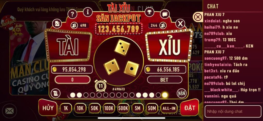 Man club còn có giao diện người dùng chất lượng cao