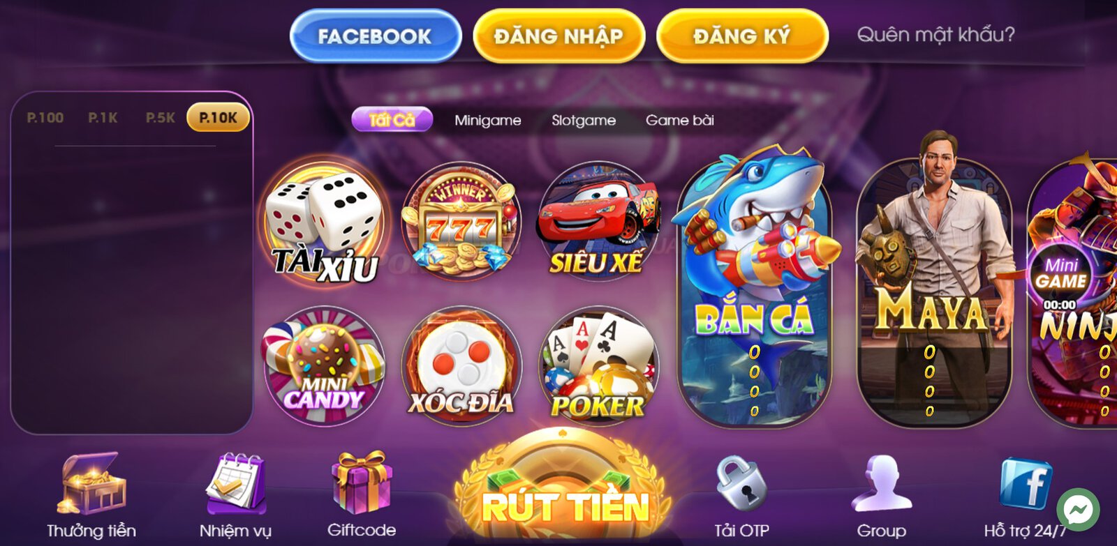 Cổng game Sam86 có thiết kế hình ảnh rất sắc nét