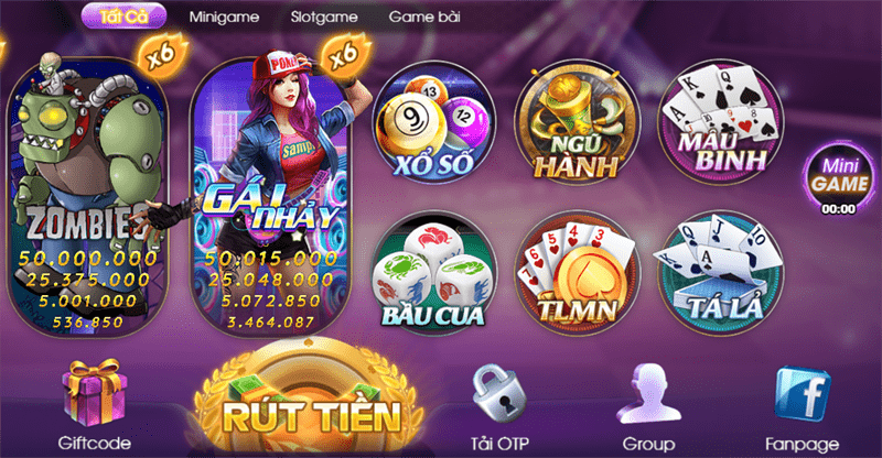 Kho game của Sam86 club