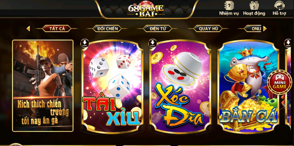 68 gamebai| Địa chỉ cá cược uy tín nhất cho các trò chơi trực tuyến 3 68 game bài đã có giấy phép của International Game Technology