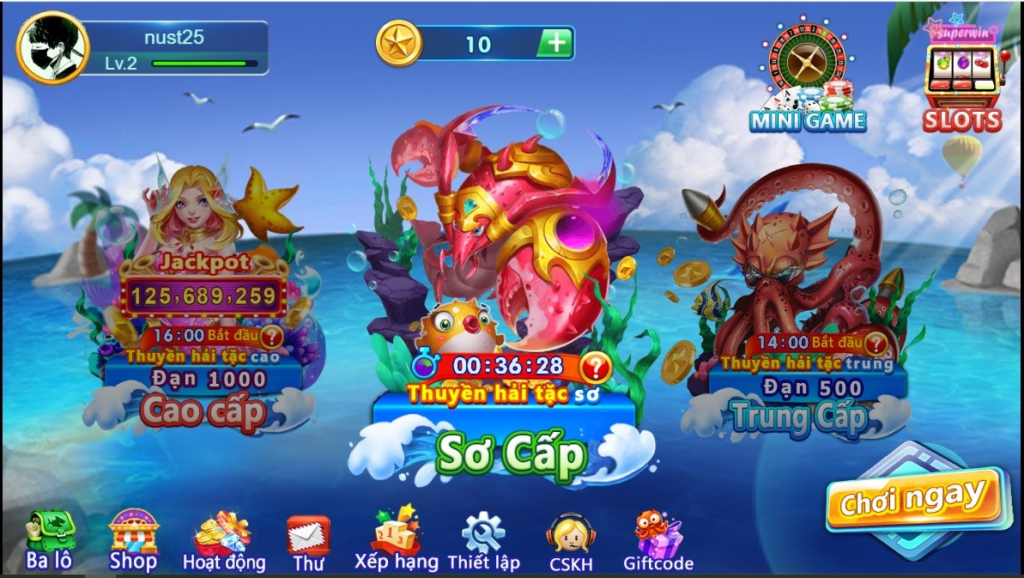 Bắn cá h5 - Chơi game giải trí nhận luôn tiền tỷ 3 Trò chơi phong phú với các thể loại khác nhau
