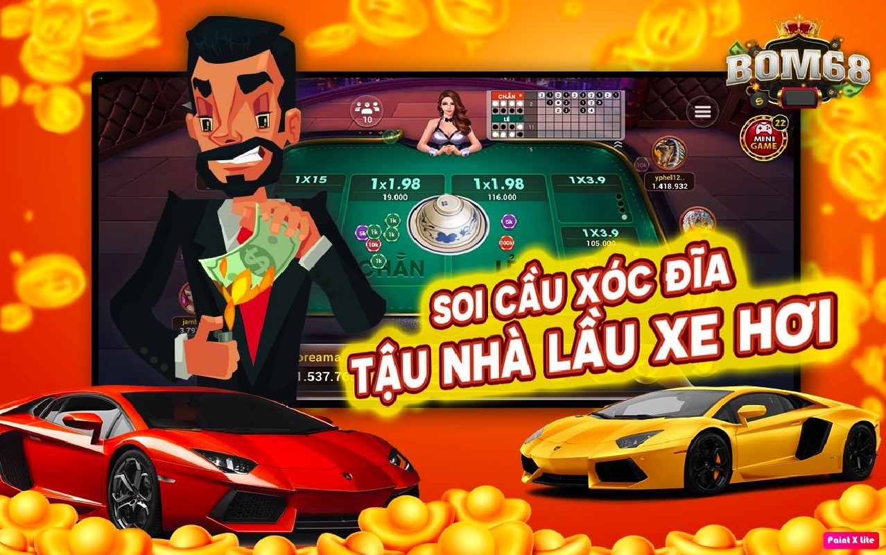 Bom68 vin | Game bài bom tấn, ưu đãi mỗi ngày 2 Giao diện có thiết kế đa màu sắc vô cùng là bắt mắt