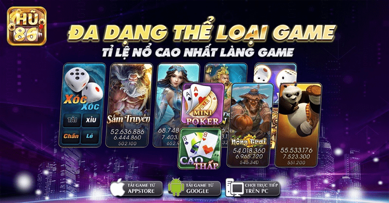 Hu86 fun| Tải game nổ hũ nhận code tân thủ ngập tràn 1 Hu86 fun là một cổng game bài đổi thưởng
