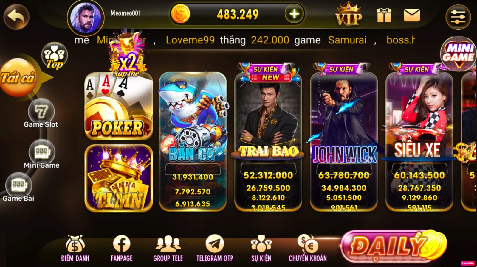 Hội tụ kho game chất lượng với nhiều thể loại