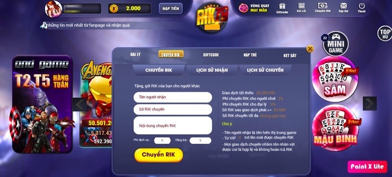 Rik7979 club | Chơi game nổ hũ quốc tế nhận nhiều khuyến mãi 3 Hệ thống nạp rút chuyên nghiệp của rik7979 club