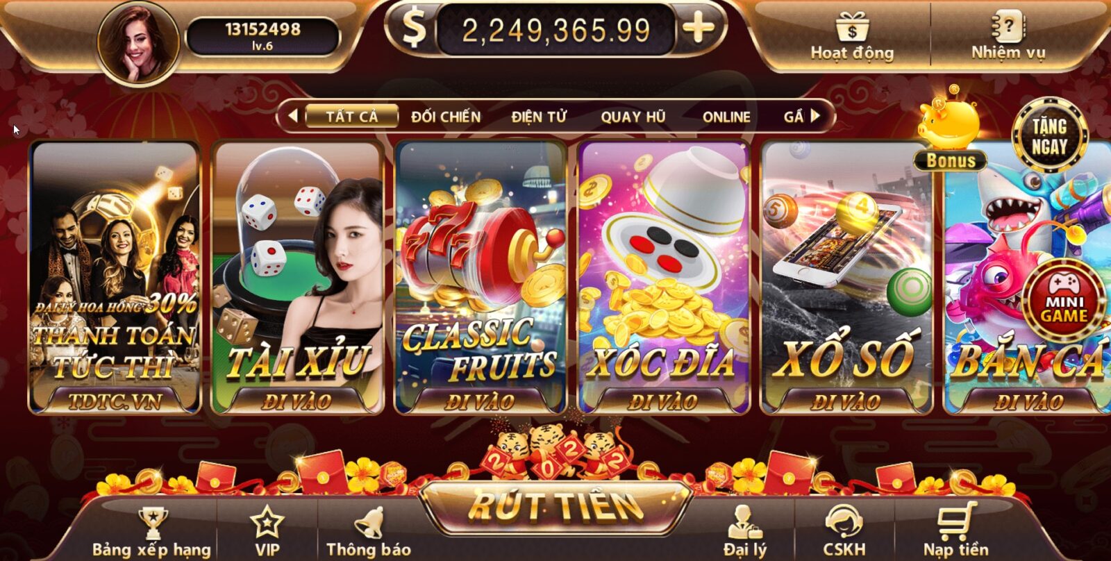 Rik86 vip | Đẳng cấp nổ hũ huyền thoại mới uy tín nhất 3 Rik86 Vip áp dụng tỷ lệ nạp tiền ưu đãi đặc biệt là 1:1
