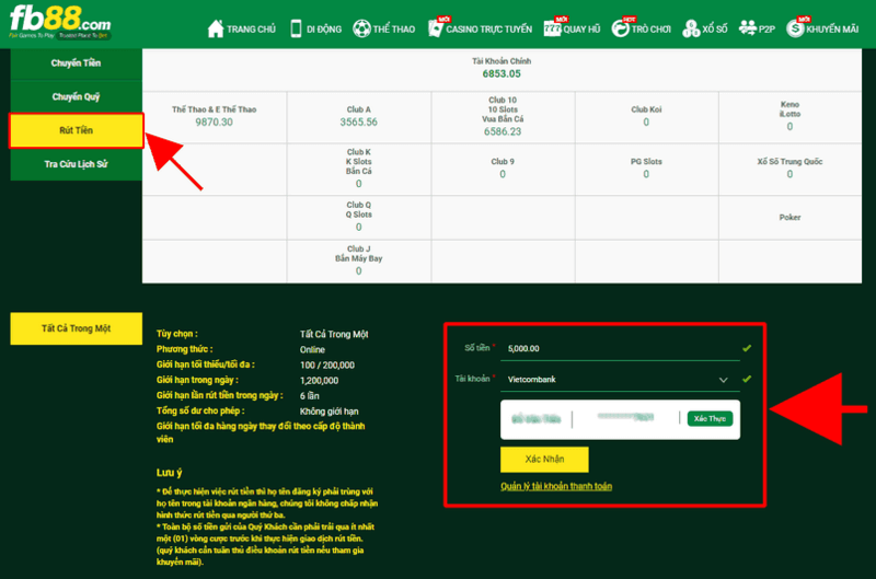 Fb88 – Nhà Cái Cá Cược Thể Thao Đẳng Cấp 5 Sao Quốc Tế 2023 6 Các bước rút tiền tại nhà cái không hề khó cho tân thủ