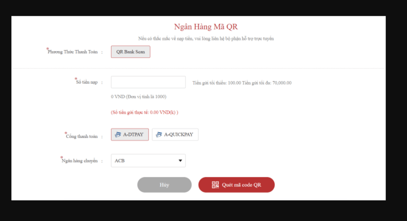 Suncity – Nhà Cái Cá Cược Xanh Chín Hàng Đầu Khu Vực 7 Thao tác nạp tiền hết sức nhanh gọn chỉ với 4 bước