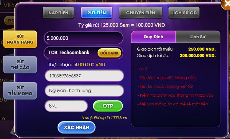 SumVip – Cổng Game Bài Đổi Thưởng Quý Tộc Hàng Đầu Châu Lục 7 Thao tác rút tiền không thành công cần làm gì?