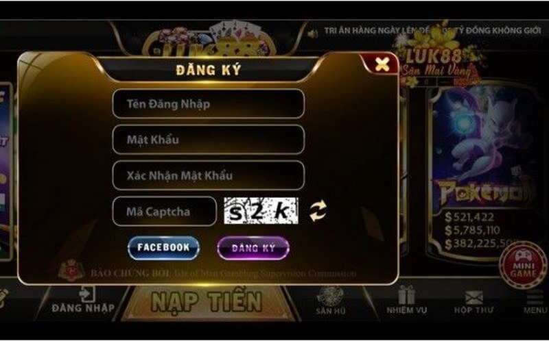 Luk88 - Thiên đường giải trí đẳng cấp nhất khu vực Châu Á 5 Đăng ký tài khoản là thao tác quan trọng khi vào cược