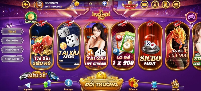 Nohu52 - Địa chỉ chơi game đổi thưởng đỉnh nhất hiện nay 3 Giao diện đẹp hút hồn, bài trí các mục hợp lý
