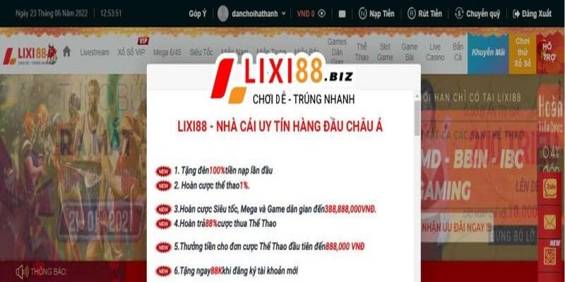 Lixi888 - Nhà cái dẫn đầu xu hướng cá cược Châu Á HOT nhất 2023 2 Sân chơi hội tụ sự đẳng cấp, mới mẻ nhất Châu Á
