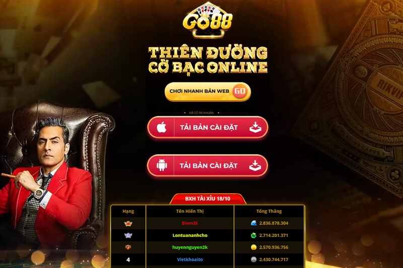 Hướng dẫn cách tải Go88 chi tiết cho tân cực thủ 6 Tải ngay Go88 về PC để có cơ hội trúng thưởng lớn nào