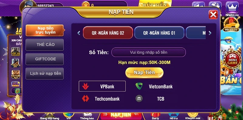 Tuyệt địa cầu sinh 68 game bài - Trải nghiệm slot game hấp dẫn 5 68 game bài cung cấp nhiều phương thức nạp tiền để cá cược tuyệt địa cầu sinh