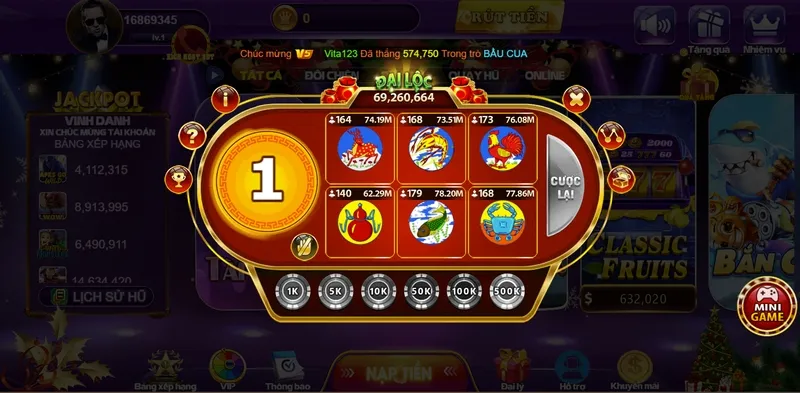 Bầu cua mini 68 game bài - Siêu phẩm giải trí cực chất năm nay 2 Bầu cua mini là siêu phẩm game ấn tượng của 68 game bài