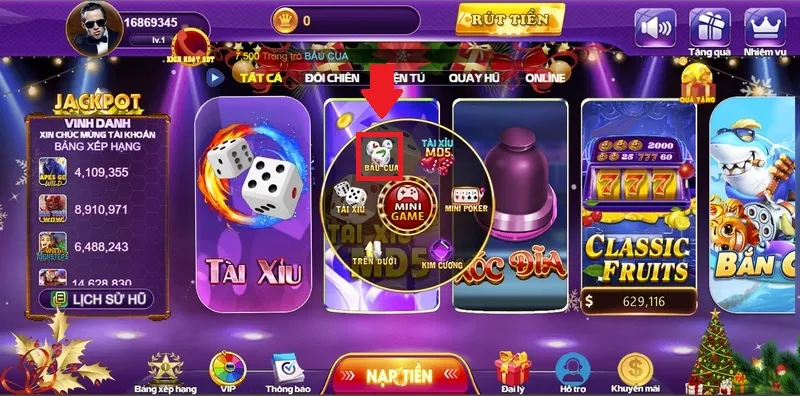 Bầu cua mini 68 game bài - Siêu phẩm giải trí cực chất năm nay 1 Chơi bầu cua mini 68 game bài đổi thưởng cực hấp dẫn