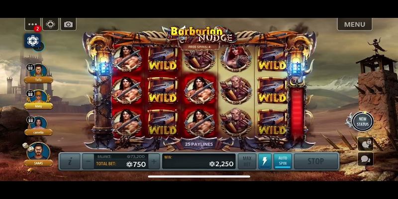 Barbarian 68 Game Bài - Trò Chơi Nổ Hũ Hấp Dẫn Nhất 2 Đồ họa và âm thanh là những ưu điểm cực lớn của Barbarian