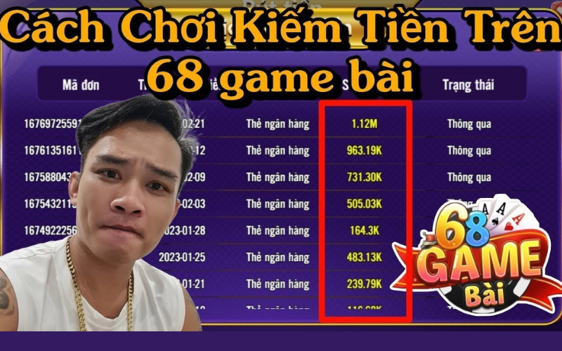 Livestream cùng 68gamebai nhận thưởng nóng hàng trăm triệu 4 Idol Tiến Bịp chia sẻ về game hay ở 68 game bài