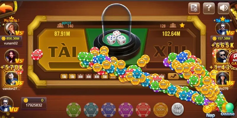 Tài xỉu 68 game bài - Game đổi thưởng cực cuốn 2024 7 Sau khi dừng cược và công bố kết quả thì thu tiền thắng cược